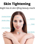 Skin Tightening Weight Loss Beauty Machine, Woman with Beautiful Skin