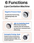 6 functions of Lipo Cavitation Machine