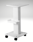 Rolling Cart Salon Trolley for Beauty Machine, White