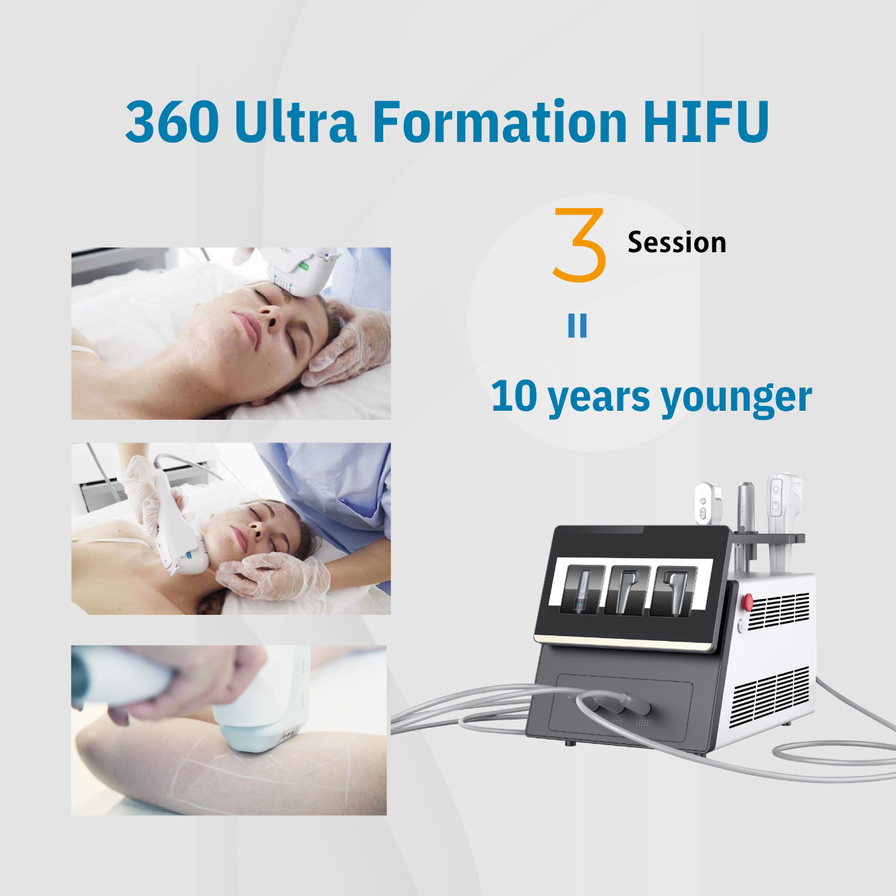 360 Ultra Formation Professional HIFU Machine for Body &amp; Face